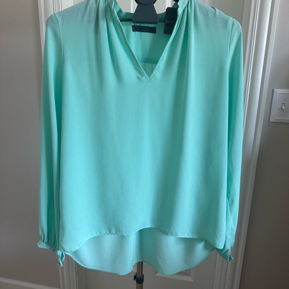 Elegant Mint Green Women's Top
